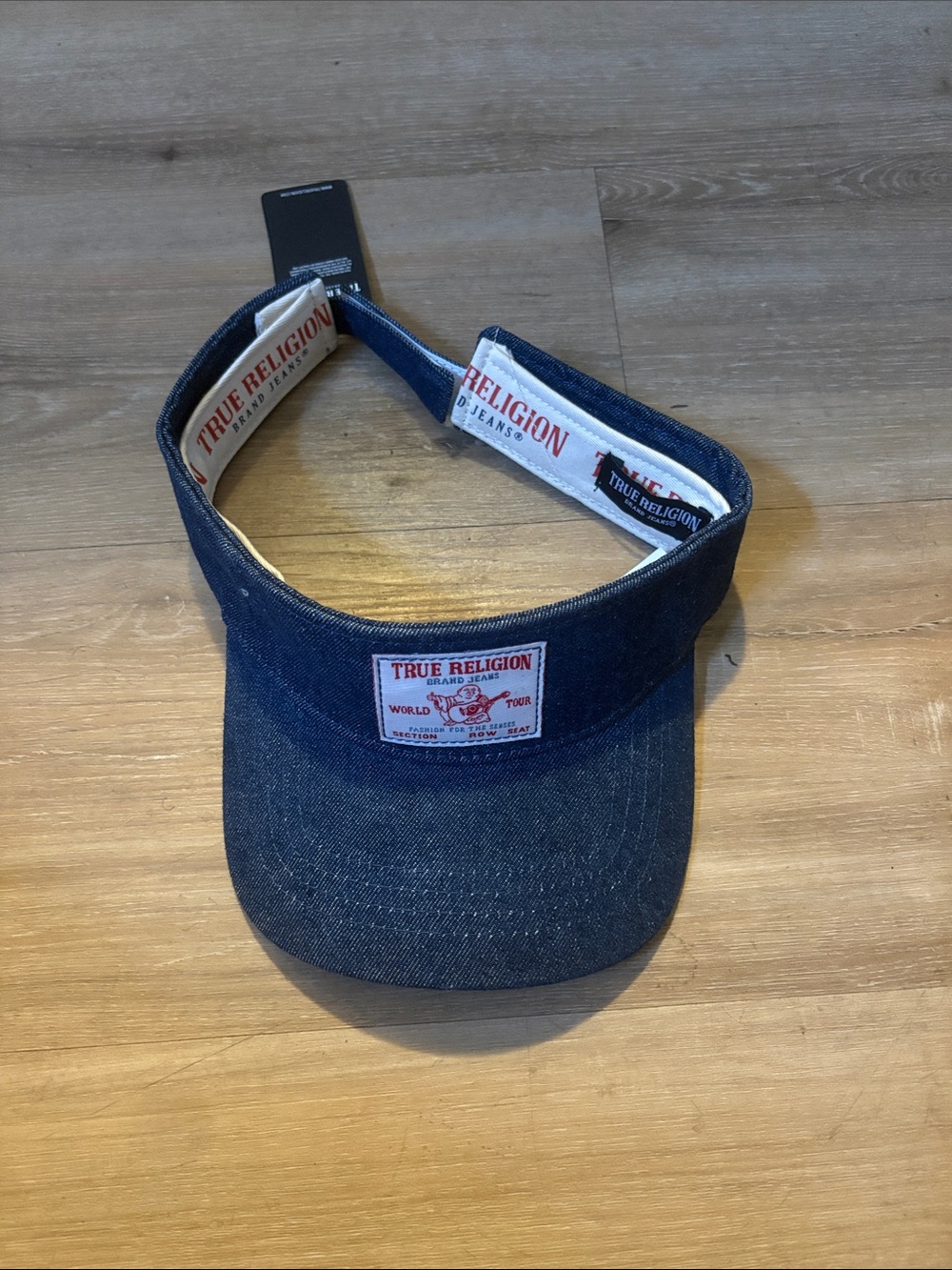 True Religion Denim Visor in Indigo Blue